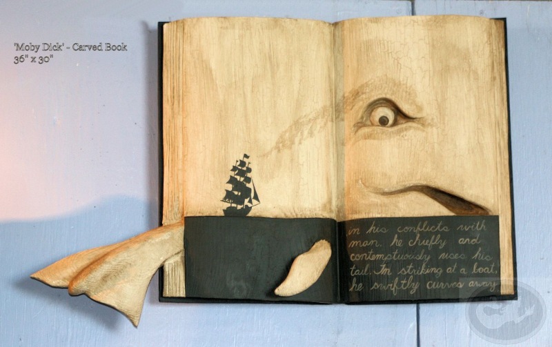 MobyDick-carvedbook
